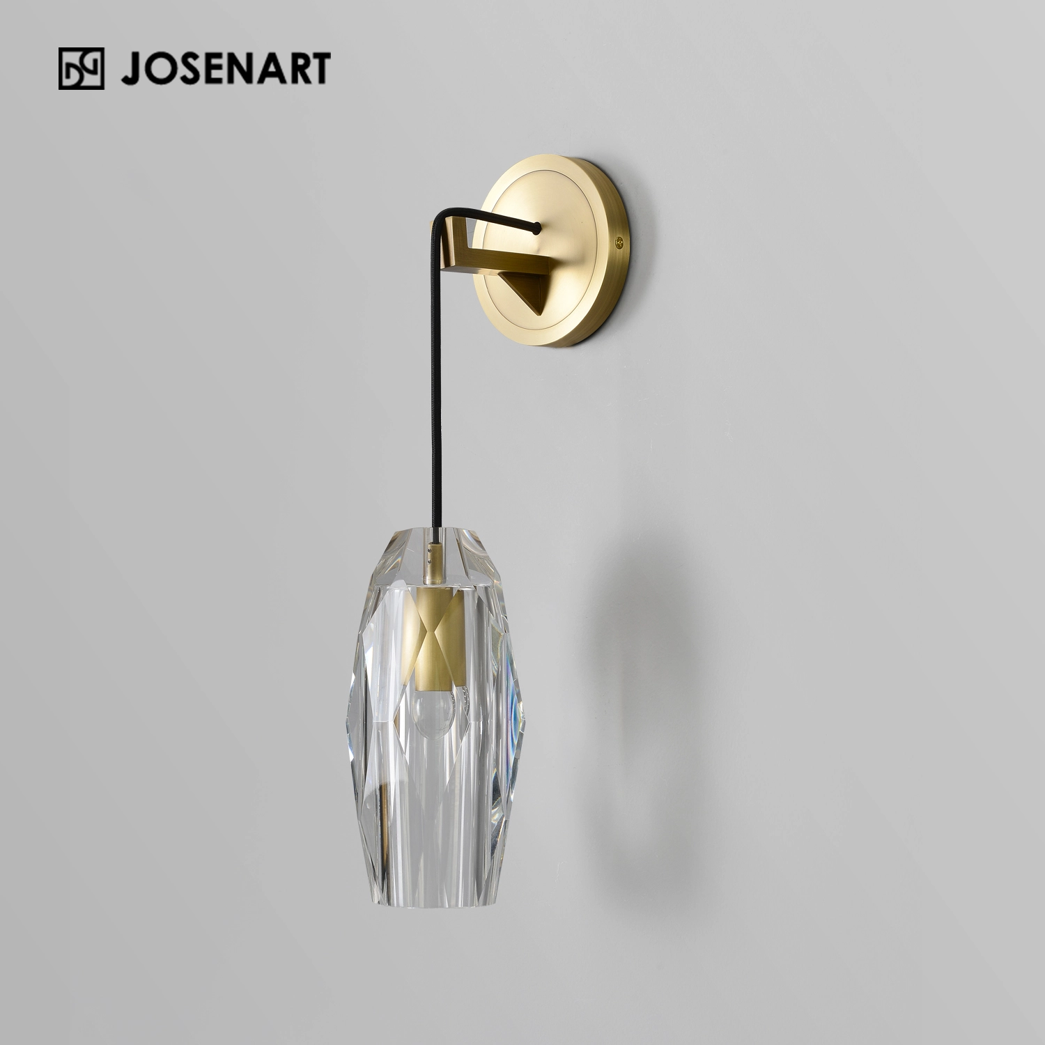 Geometric Crystal Wall Sconce JOSENART Josenart