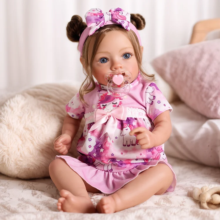 Babeside Quiet Reborn Baby Daisy 20'' Toddler Girl Emotional Comfort Companion