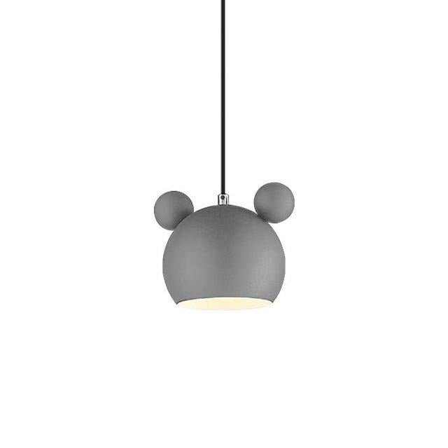 Pendant Lights Nordic Macaron Wrought Iron Personality Cute Lighting Cartoon Corridor Bedroom Children's Bedside Lights