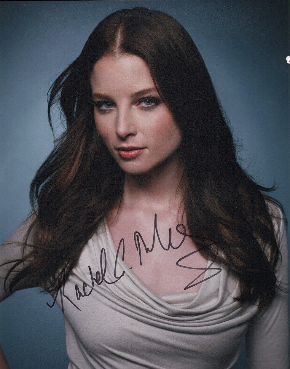 ~~ RACHEL NICHOLS Authentic Hand-Signed SEXY - GI JOE