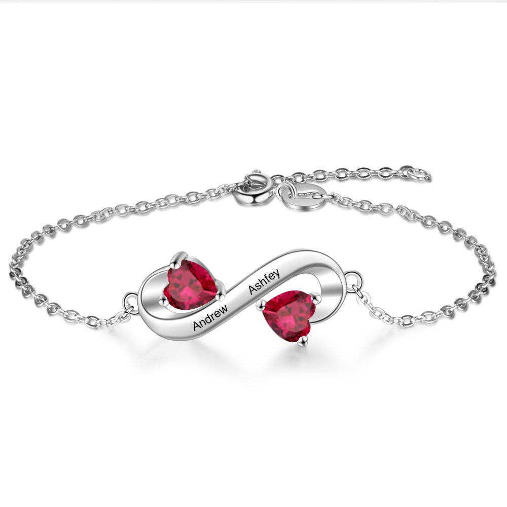 personalized-infinity-heart-bracelet-with-2-birthstones-engraved-2