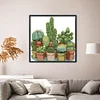 (Counted/Stamped) 11CT/14CT Cactus - Cross Stitch 34*35cm/13.39*13.78in(Brand)