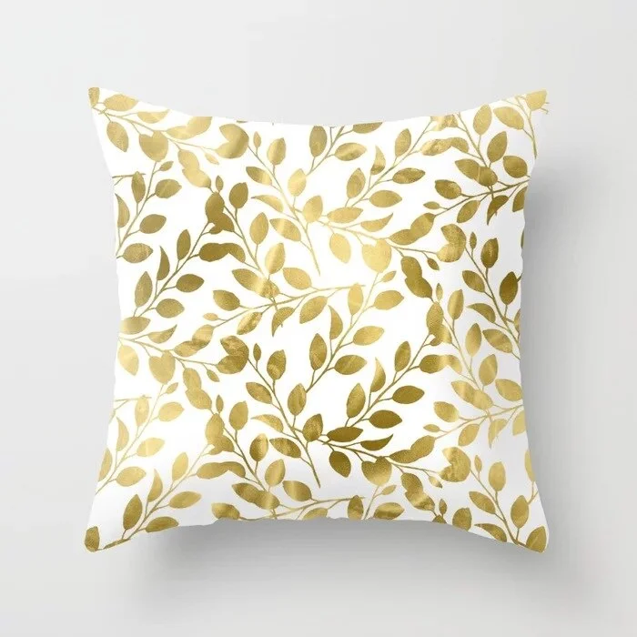 Modern Geometric Decorative Throw Pillow Cases Cushion Covers For Sofa Seat Chair Car 45x45cm Gray Yellow Color Living room Seat