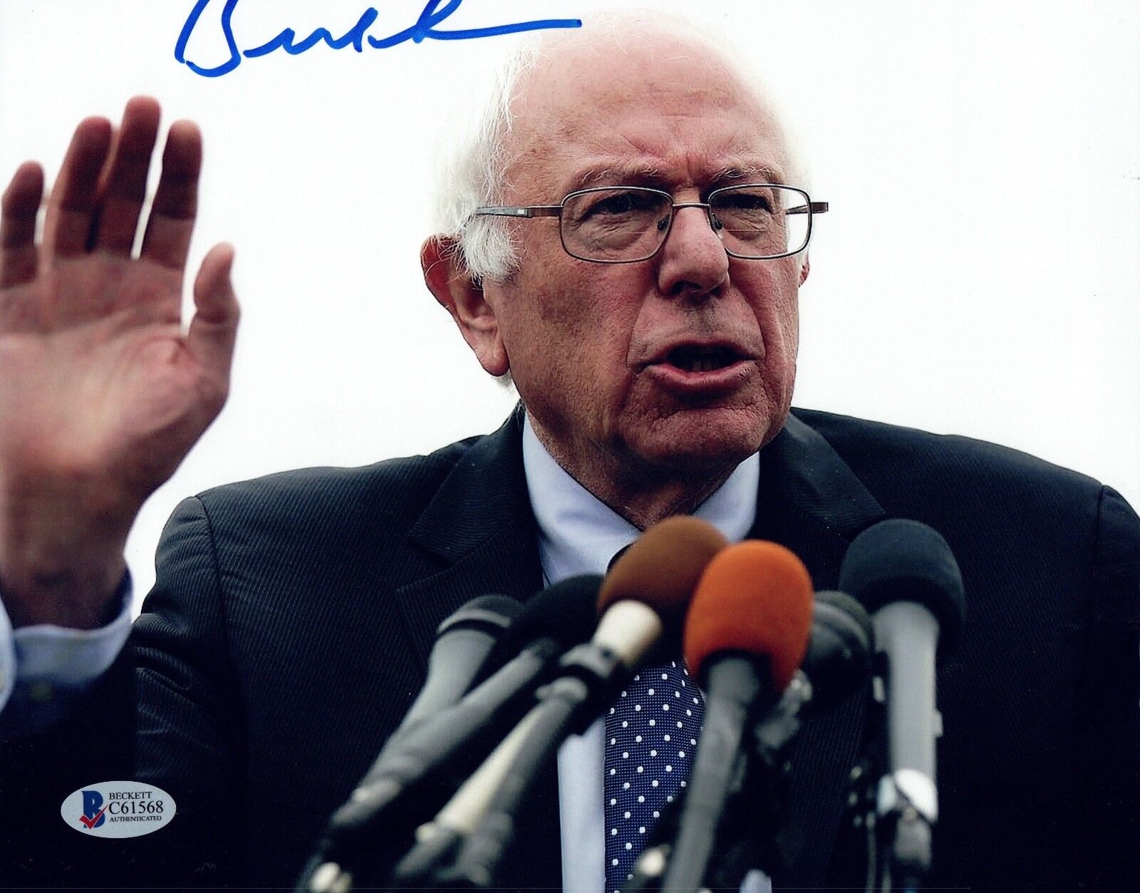 Bernie Sanders Signed Autographed 8x10 Photo Poster painting Beckett BAS COA