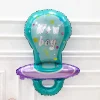 10PCS Babyshower Gender Reveal Party Decoration Aluminum Film Balloons Celebration Decors