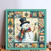 Xmas Snowman-11CT Stamped Cross Stitch 40*40cm
