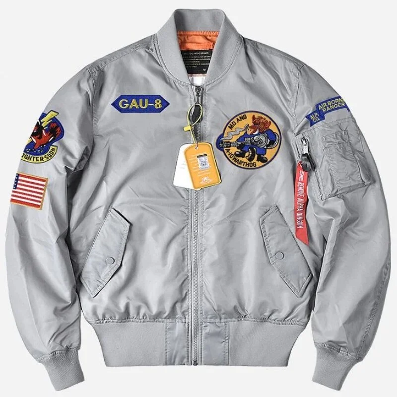 New Fashion Flight Bomber Jacket Men's GAU-8 Wild Boar