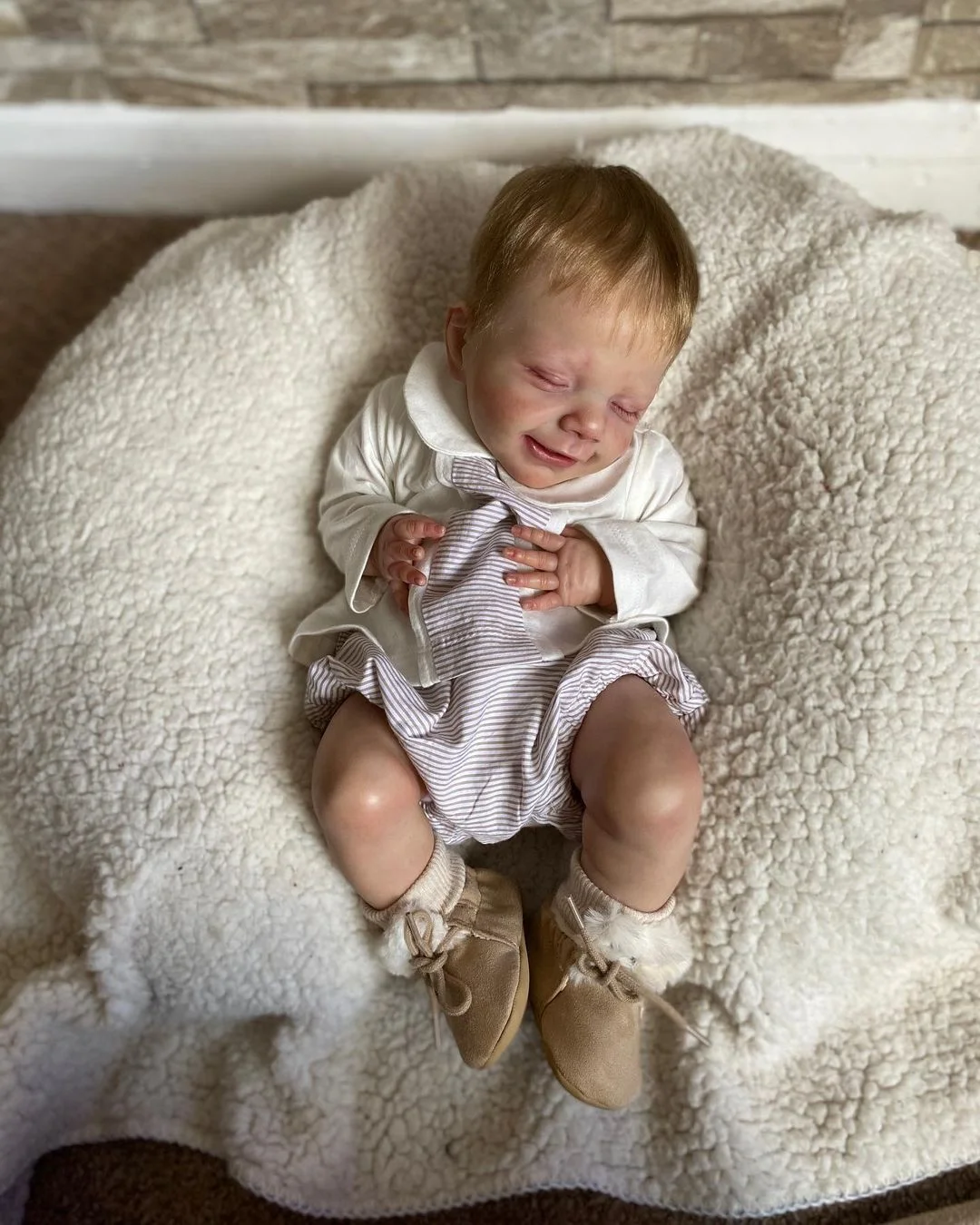 15" Realistic Cecilia Lifelike Reborn Baby Doll-Best Christmas Gift with “Heartbeat” and Sound