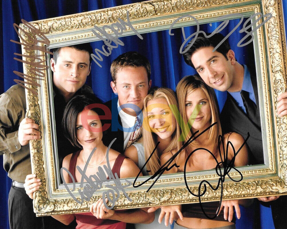 Friends Cast Signed 8x10 Autographed Photo Poster painting reprint