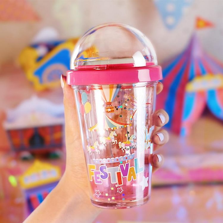 Starlight Circus Straw Cup