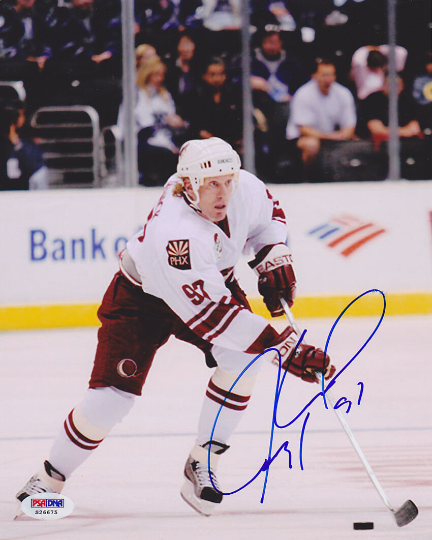 Jeremy Roenick SIGNED 8x10 Photo Poster painting Phoenix Coyotes PSA/DNA AUTOGRAPHS