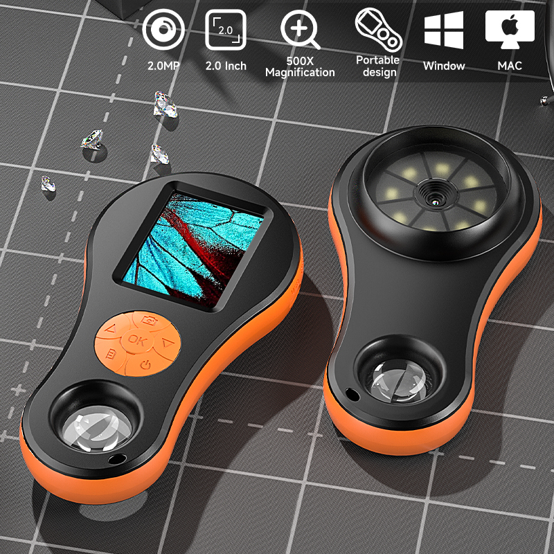 Likron Watches Likron Handheld Digital Microscope with 20-inch IPS Screen