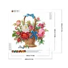 Diamond Painting-DIY Crystal Rhinestone Flower Basket(40x40cm)
