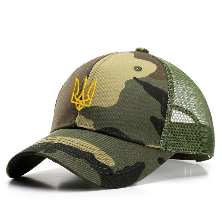 Embroidery Spetsnaz Ukraine Special Forces Military Symbols Men Women Multicam Camouflage Baseball Cap Magic Sticker Adjustable