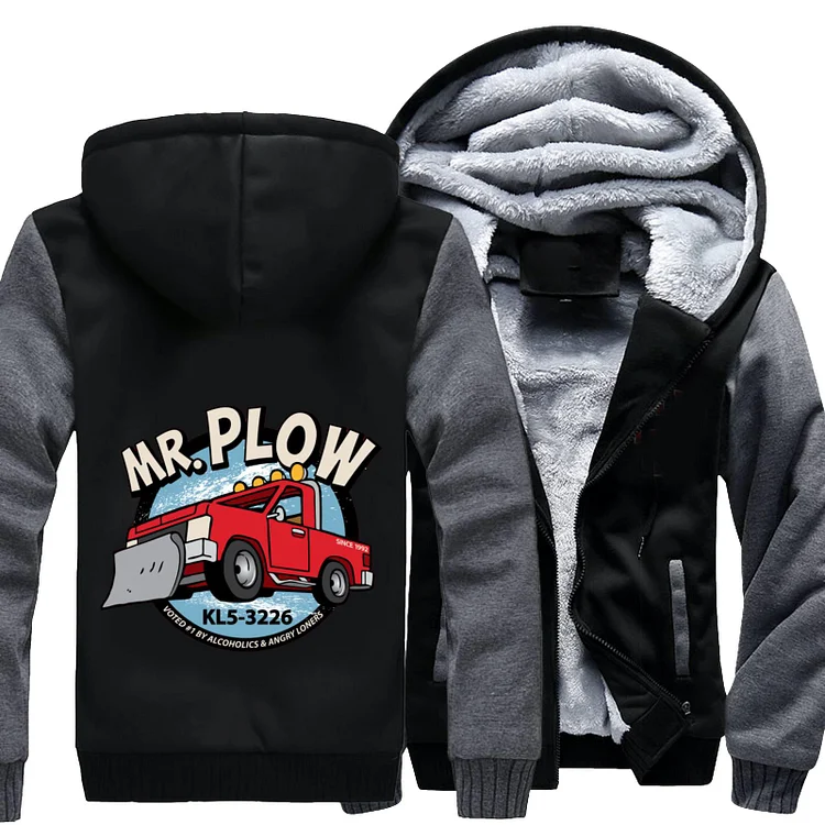 Mr Plow Truck, The Simpsons Fleece Jacket