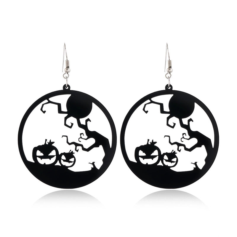 6 Pieces Gothic Cat Spider Alloy Women’S Drop Earrings 1 Pair