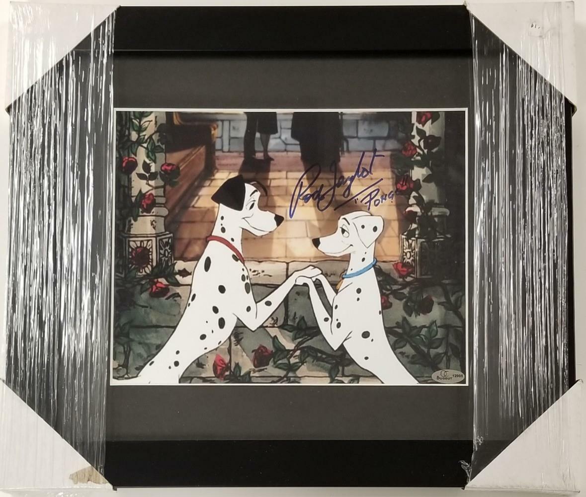 Rod Taylor signed Disney 101 Dalmatians 8x10 Photo Poster painting Pongo FRAMED (B) ~ OC Holo