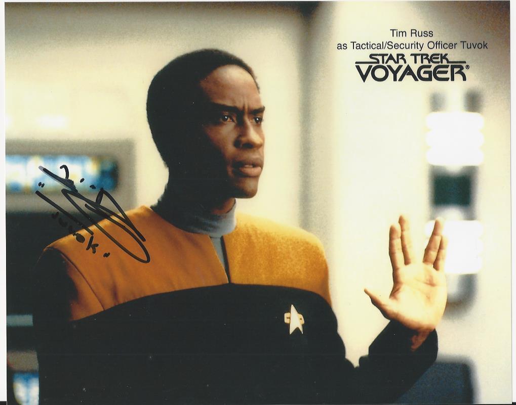 Tim Russ - Star Trek VOY signed Photo Poster painting