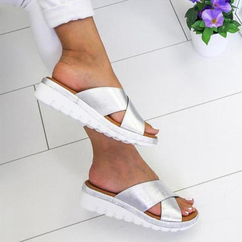 BunionFree™ Mid-heel Platform Sandals