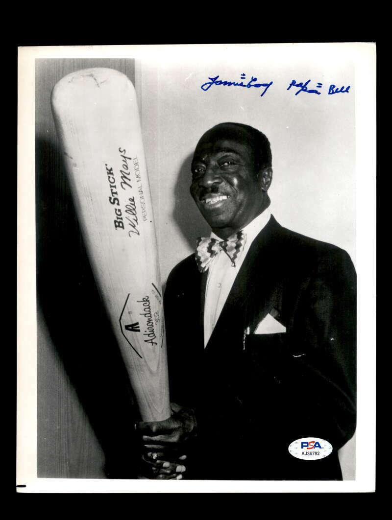 Cool Papa Bell PSA DNA Cert Signed 8x10 Photo Poster painting Autograph