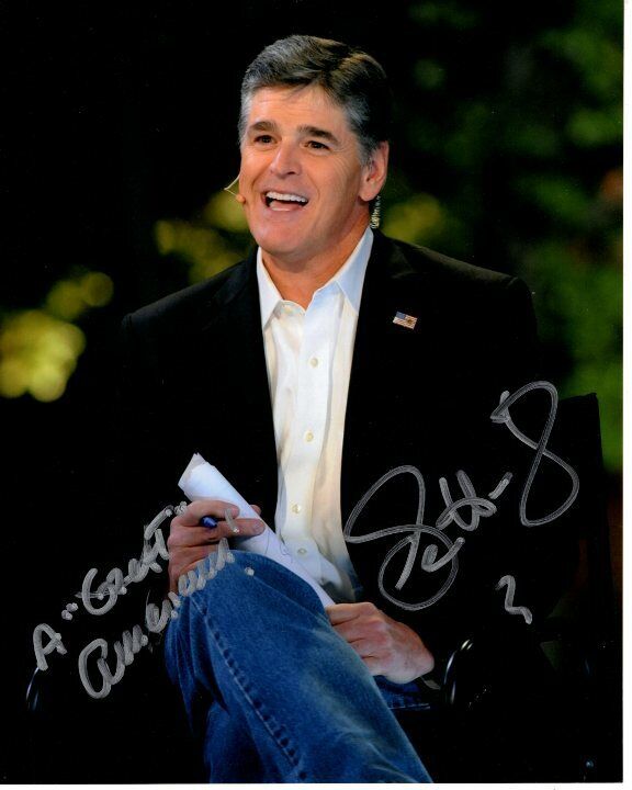 SEAN HANNITY signed autographed 8x10 Photo Poster painting GREAT CONTENT