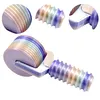 Diamond Art Roller Tools and Accessories for Rhinestone Embroidery with 10 Ridges Diamond Art Roller Straightener for Craft Lover Beginners (Purple Gradient)