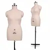 [US Local Warehouse] Dress Form Height Adjustable Sewing Mannequin Female with Stable Metal Base Mannequin Body Torso for Retail Boutique Store