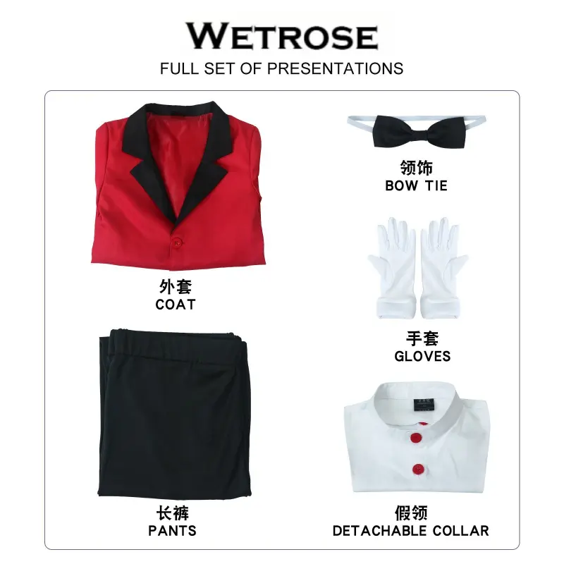 [Wetrose] In Stock The Amazing Digital Circus Caine Cosplay Costume Halloween