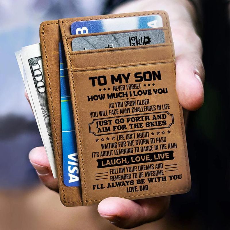 Unique Gift Life Isn't About Waiting For The Storm To Pass - Card Wallet