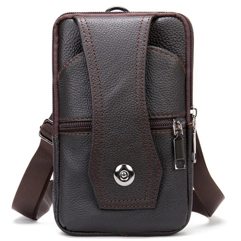 Mens Outdoor Vintage Durable Casual Belt Bags