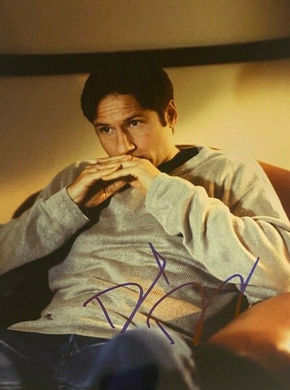 David Duchovny signed autographed 11x14 Photo Poster painting X-Files Fox Mulder