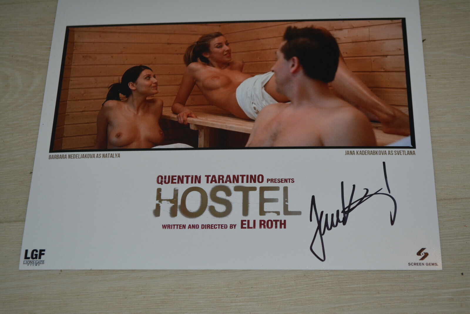 JANA KADERABKOVA signed autograph In Person 8x10 (20x25 cm) HOSTEL