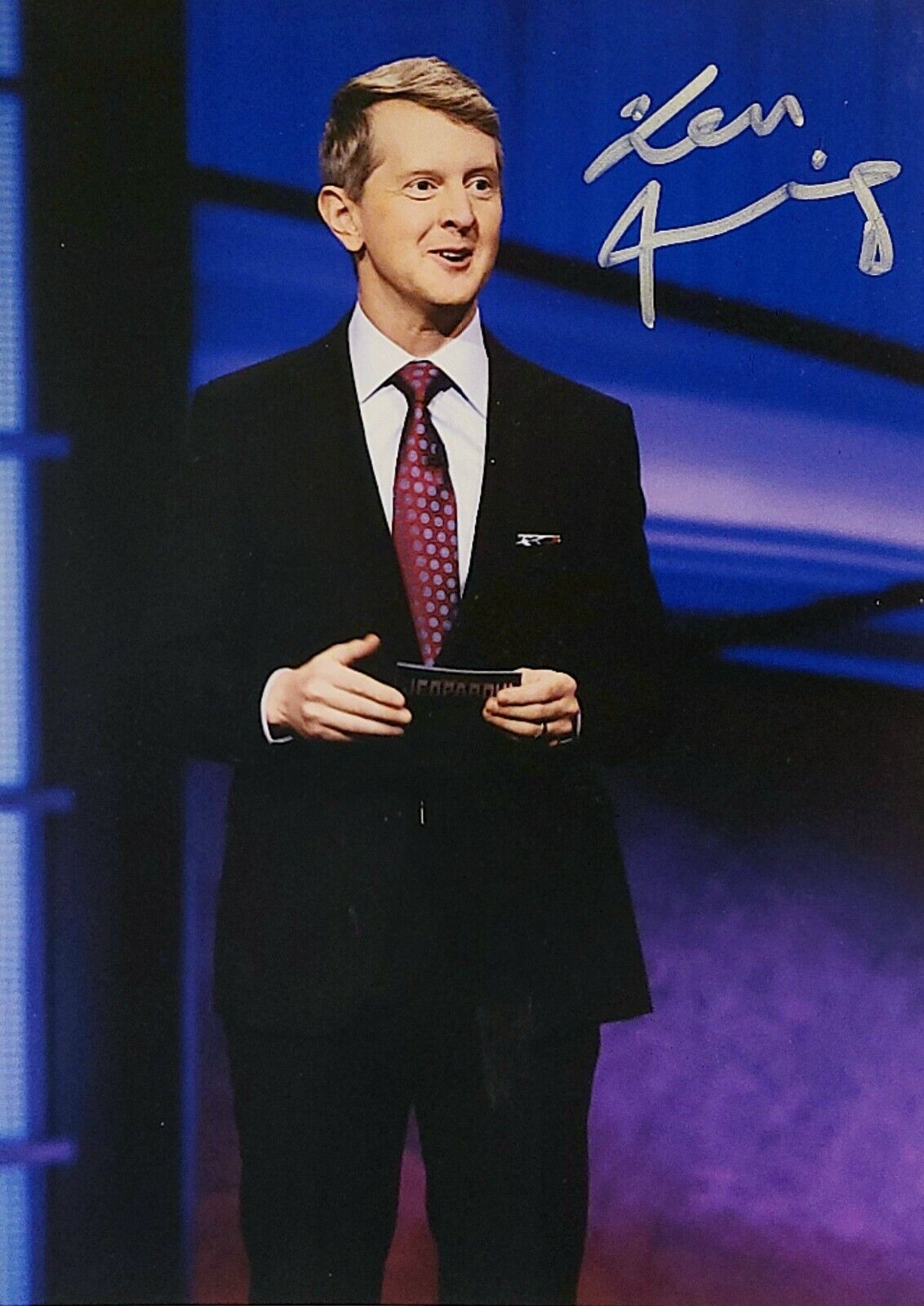 Ken Jennings Hand Signed Autograph Photo Poster painting Jeopardy Champion Host Game Show