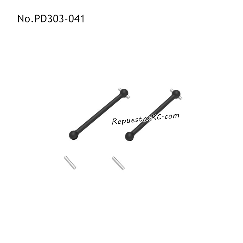 PD RACING TK16 Piezas para Juguetes RC Ejes Transversales Delanteros PD303-041