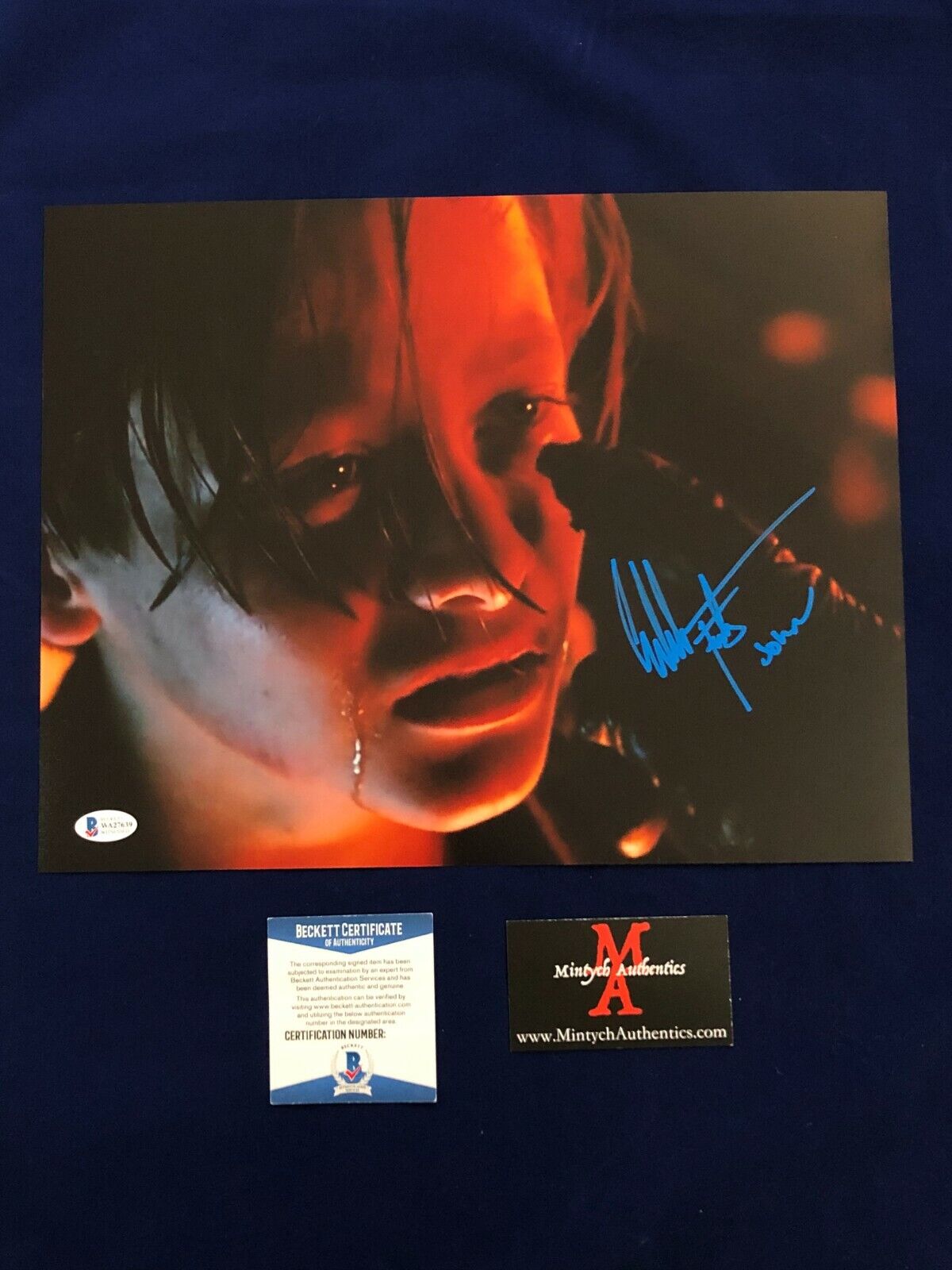 EDWARD FURLONG AUTOGRAPHED SIGNED 11x14 Photo Poster painting! TERMINATOR 2! JOHN CONNOR BECKETT