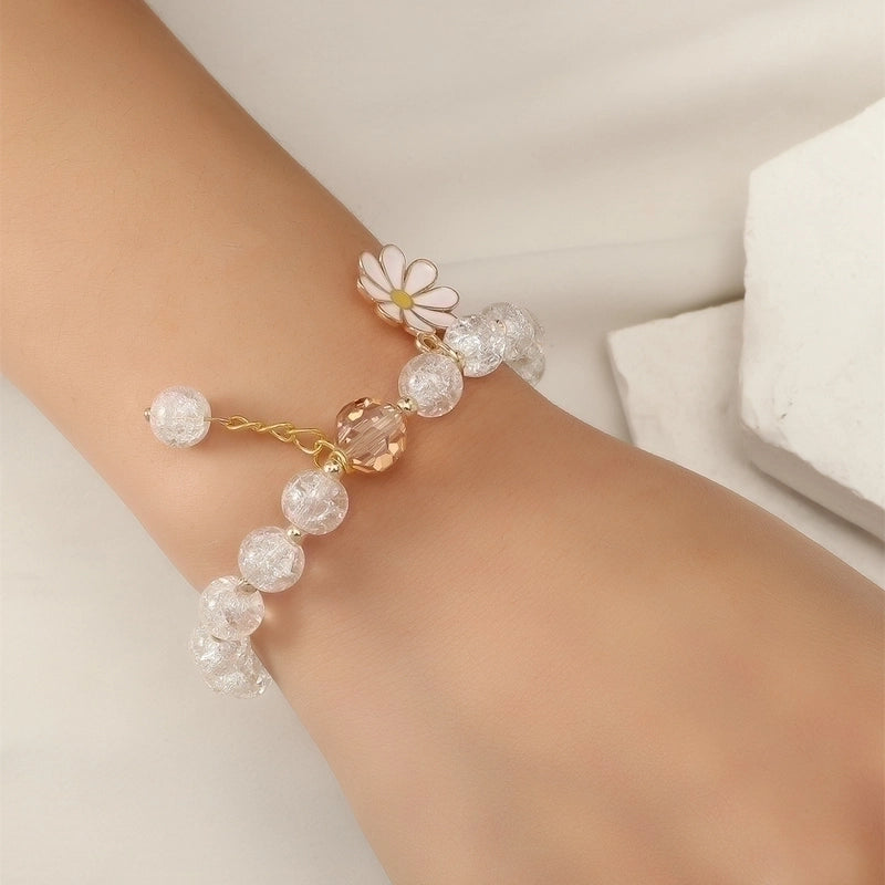 Women's Fashion Vintage Crystal Daisy Bracelet