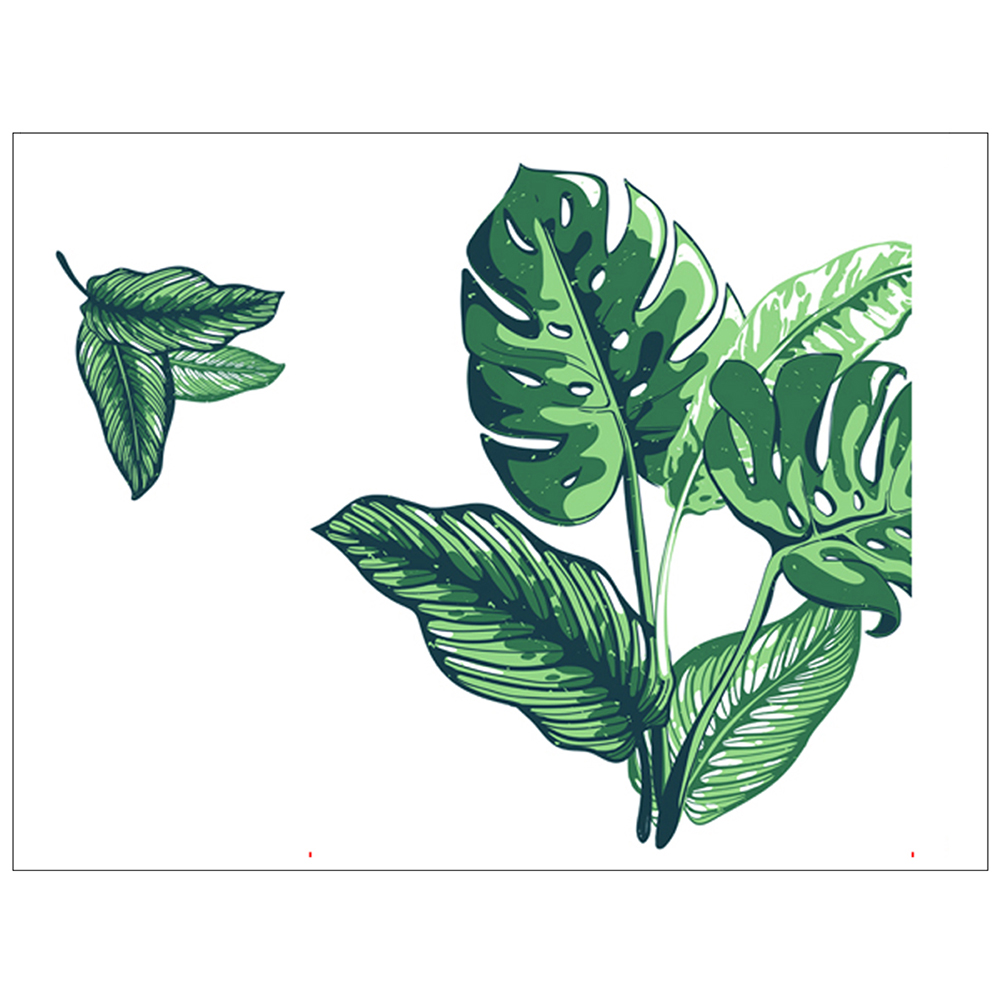 

Green Plants Wall Stickers for Living Room DIY Art Decal Home Decor (ZW101, 501 Original