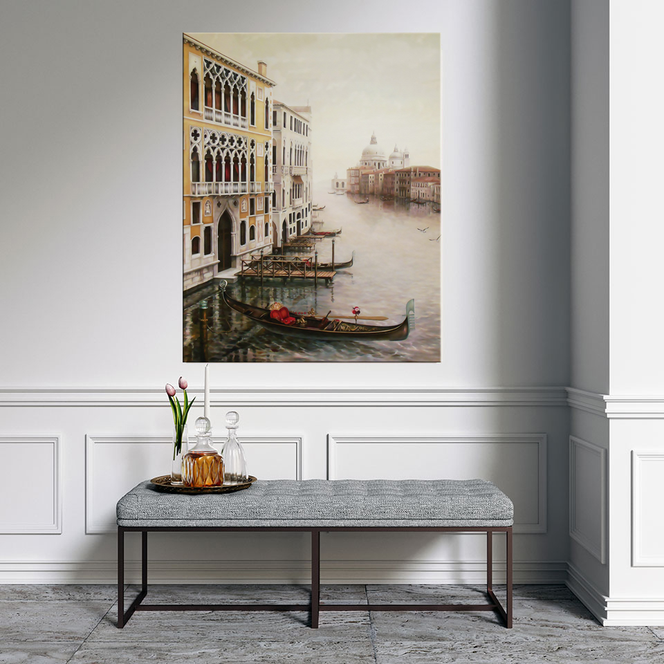 Nordic Poster Landscape Canvas Paintings Modular Pictures Wall Art Canvas for Living Room Decoration No Framed
