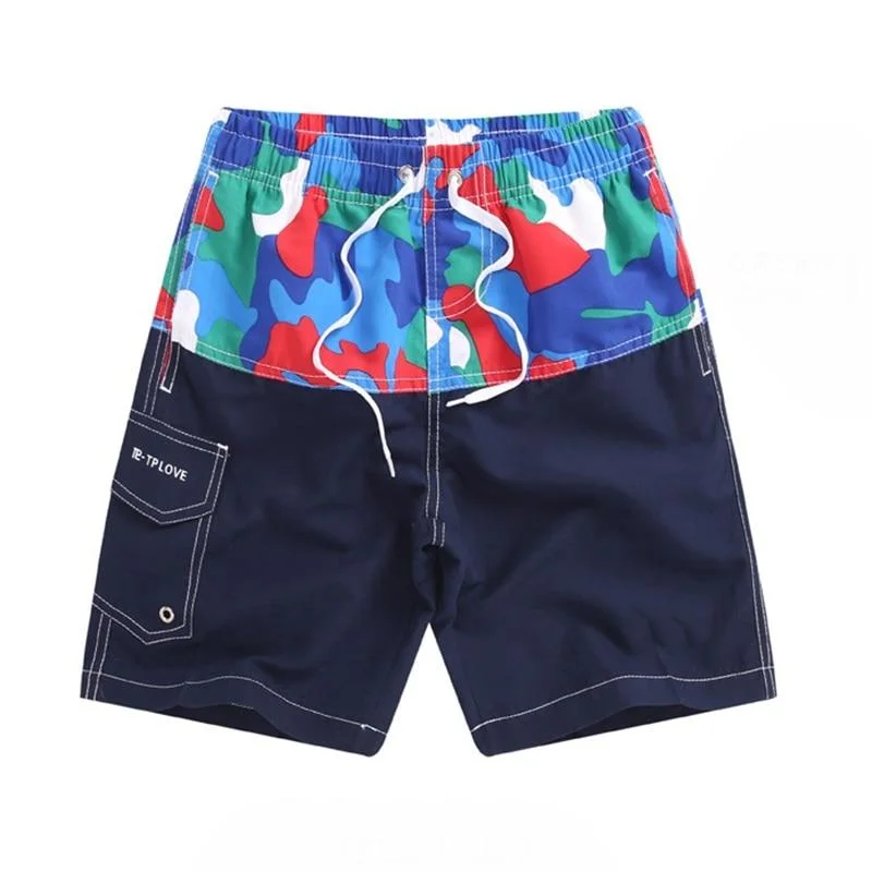 2019 Summer Quick-Dry Board Shorts Kid Beach Shorts 7-14 Yrs Children Boys Shorts Fashion Brand Surf Swimwear Boys Casual Shorts