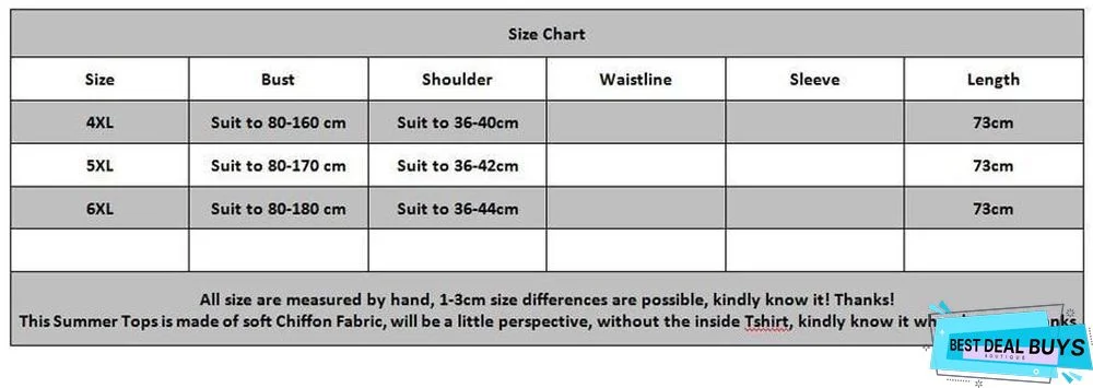 Plus Size Women Batwing Sleeve Casual Chiffon Tops Blouses