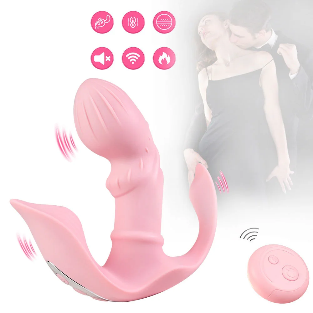 Remote-controlled Wearable Vibrating Outside Clitoral Stimulation Rosetoy Official