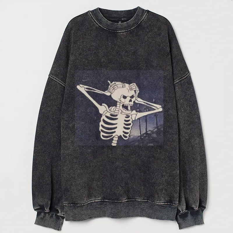 Scooby-Doo Confused Skeleton Sweatshirt