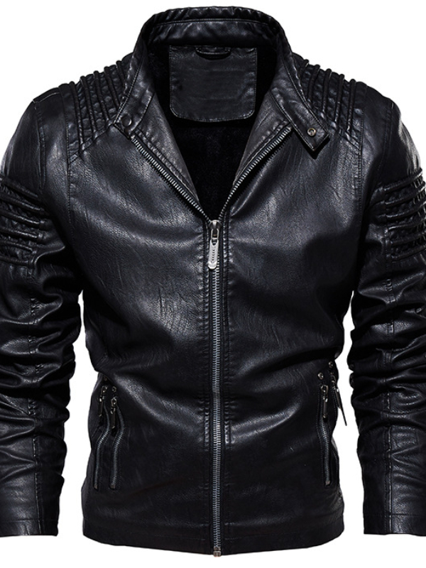 Stylish Motorcycle PU Jacket