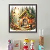 Pumpkin House-11CT Stamped Cross Stitch 45*45cm/17.72*17.72in tapestrymarket
