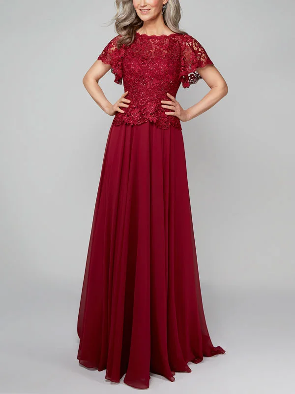 gorgeous and elegant lace party dress for women