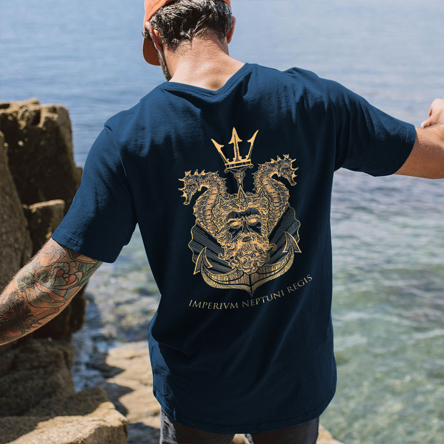 Men's Print Ranger Up King Neptune T-shirt / Rvogue / Rvogue