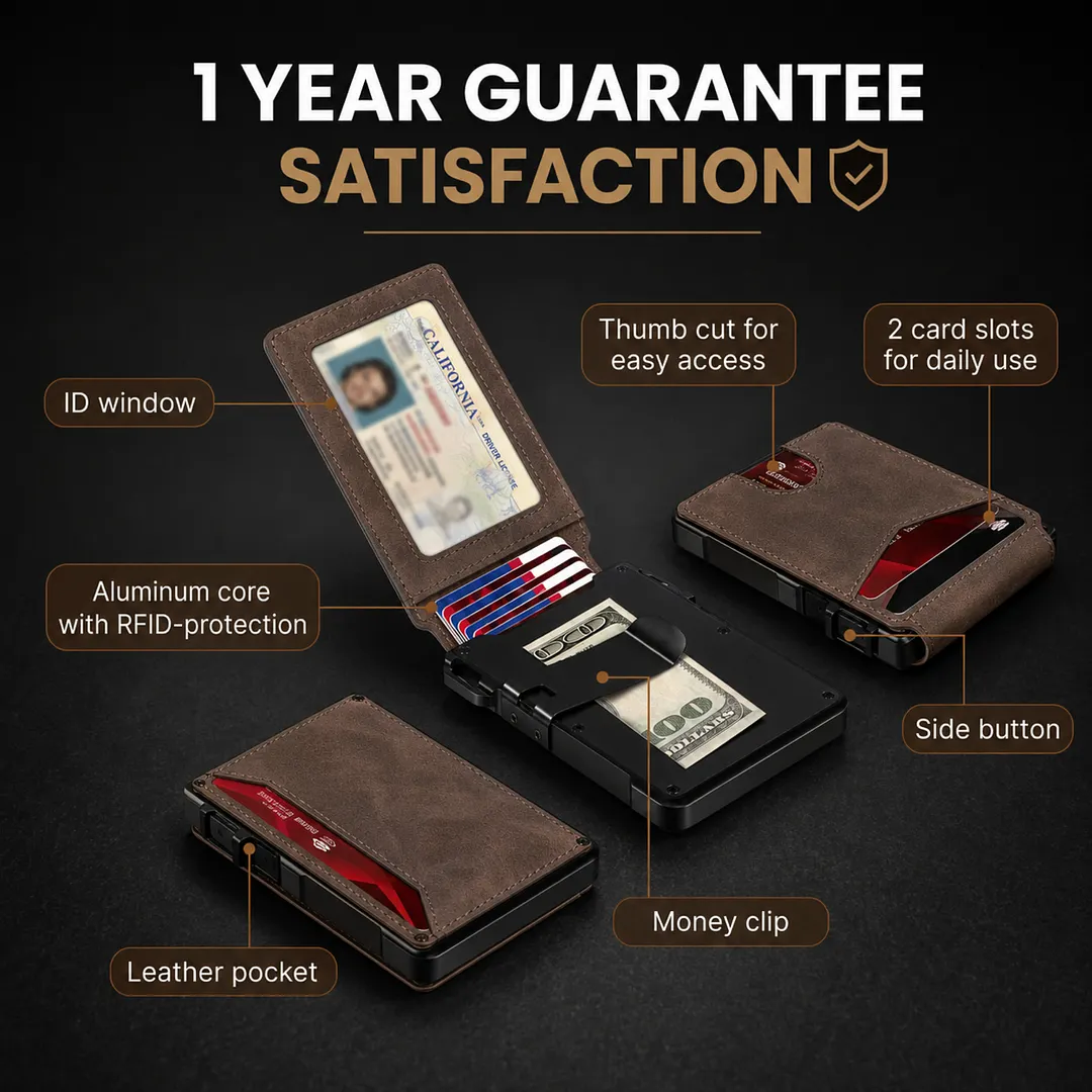 Sereinex MagVault&reg; Minimalist Wallet - Maximum Capacity. Minimal Footprint.