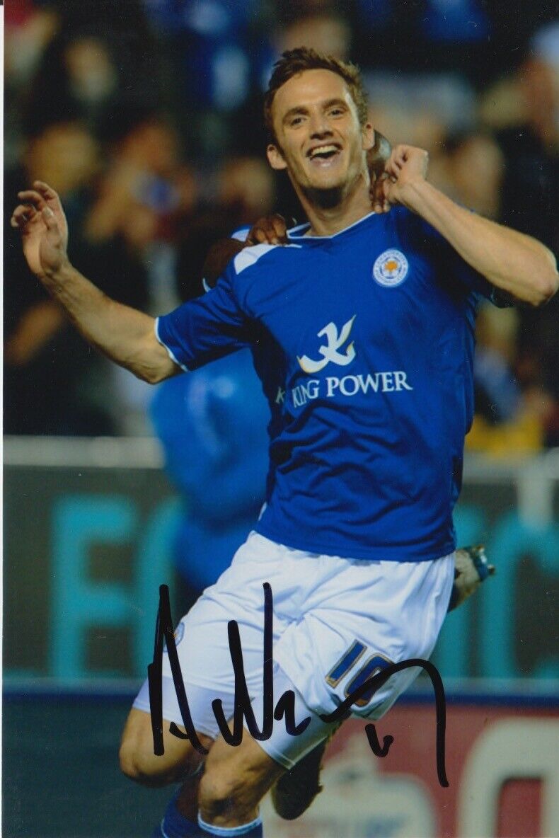 ANDY KING HAND SIGNED LEICESTER CITY 6X4 Photo Poster painting.