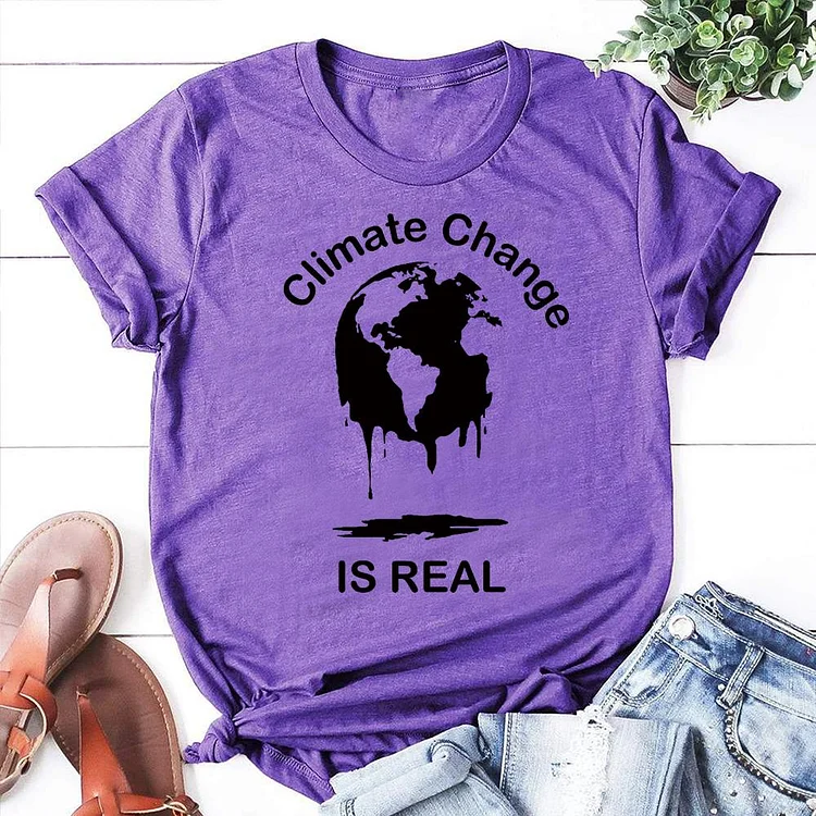 Climate Change is Real Essential T-shirt Tee-07056-Annaletters