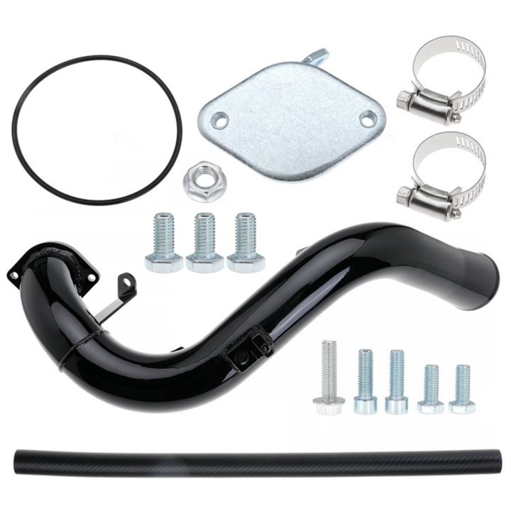 6.6 EGR Delete Kit & High Flow Intake Elbow Pipe Tube for 6.6L Duramax